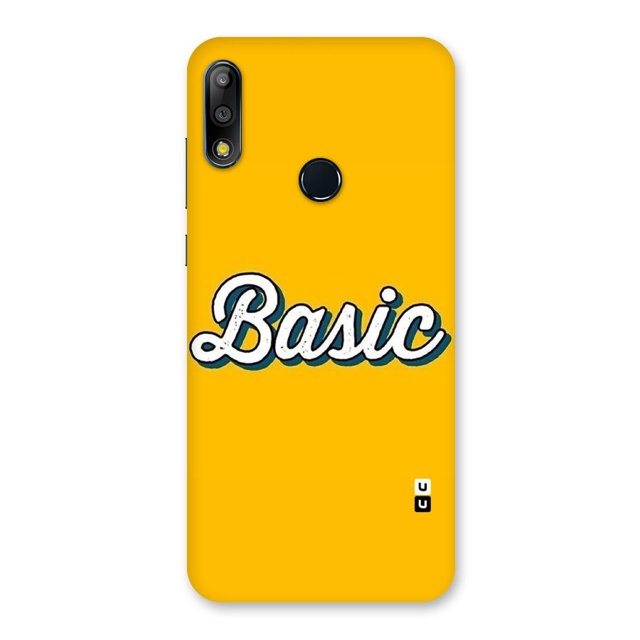 Basic Yellow Back Case for Zenfone Max Pro M2