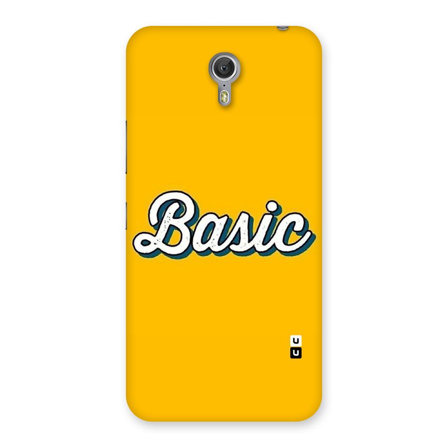 Basic Yellow Back Case for Zuk Z1