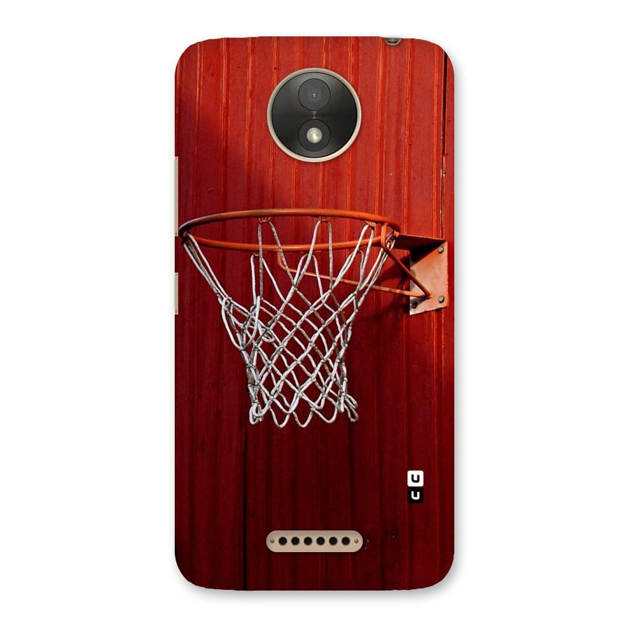 Basket Red Back Case for Moto C Plus