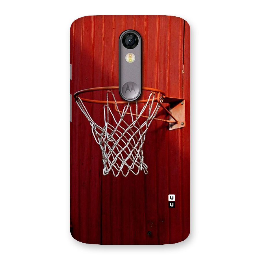 Basket Red Back Case for Moto X Force