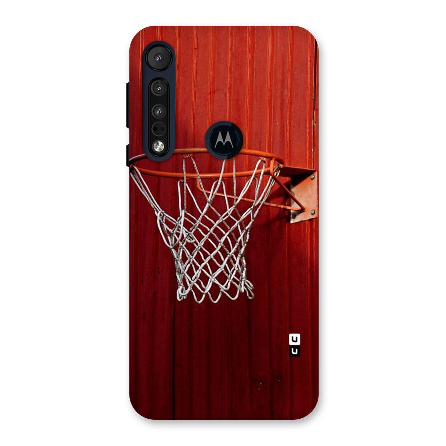 Basket Red Back Case for Motorola One Macro