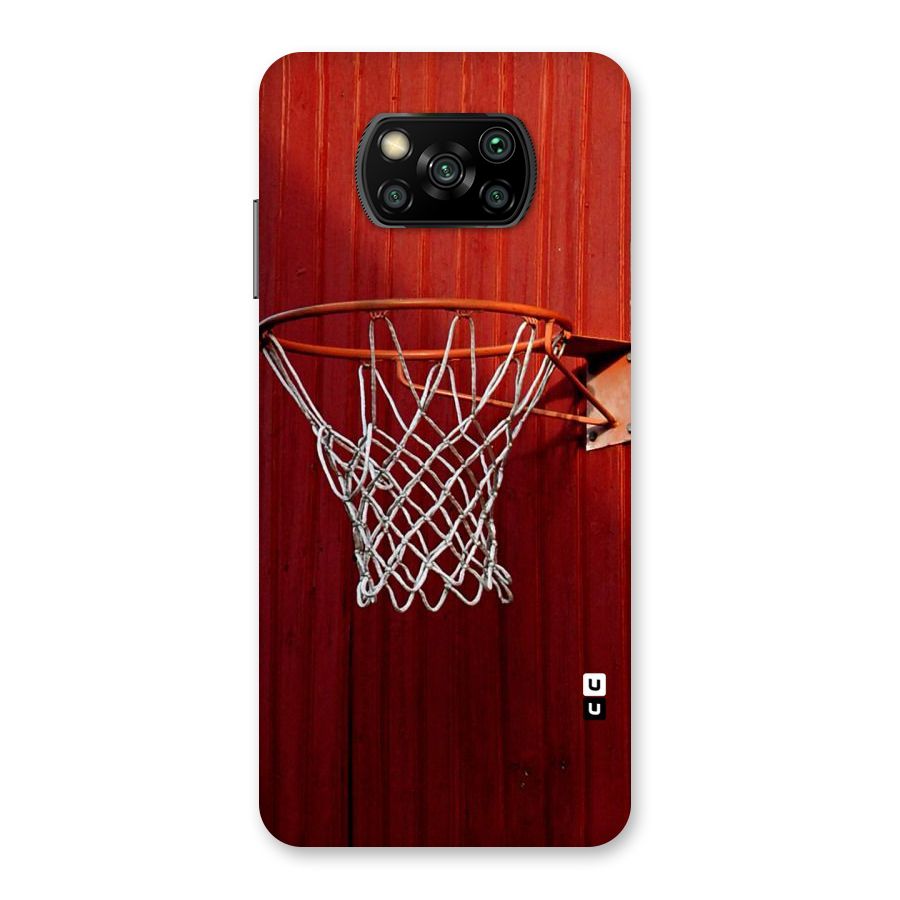 Basket Red Back Case for Poco X3