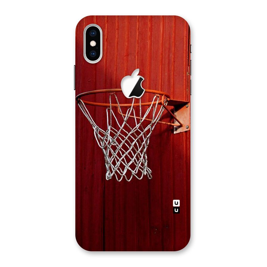 Basket Red Back Case for iPhone XS Max Apple Cut