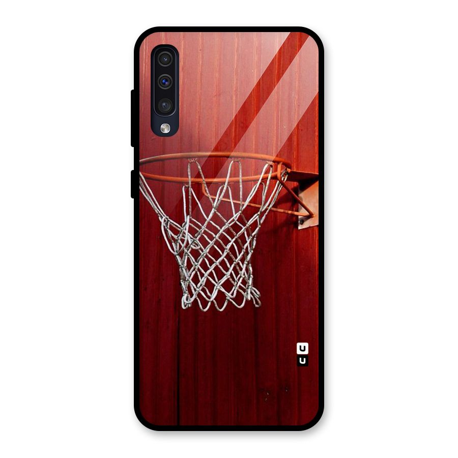 Basket Red Glass Back Case for Galaxy A50