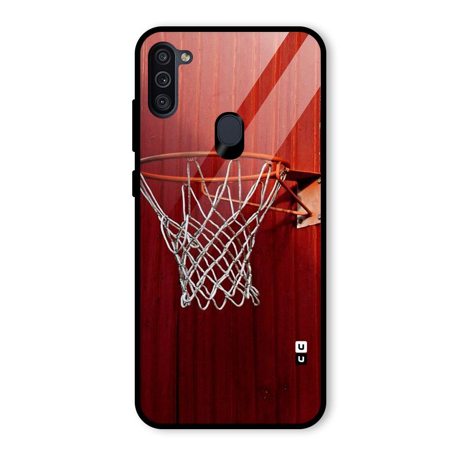 Basket Red Glass Back Case for Galaxy M11