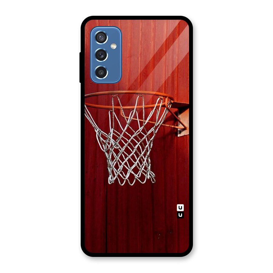 Basket Red Glass Back Case for Galaxy M52 5G