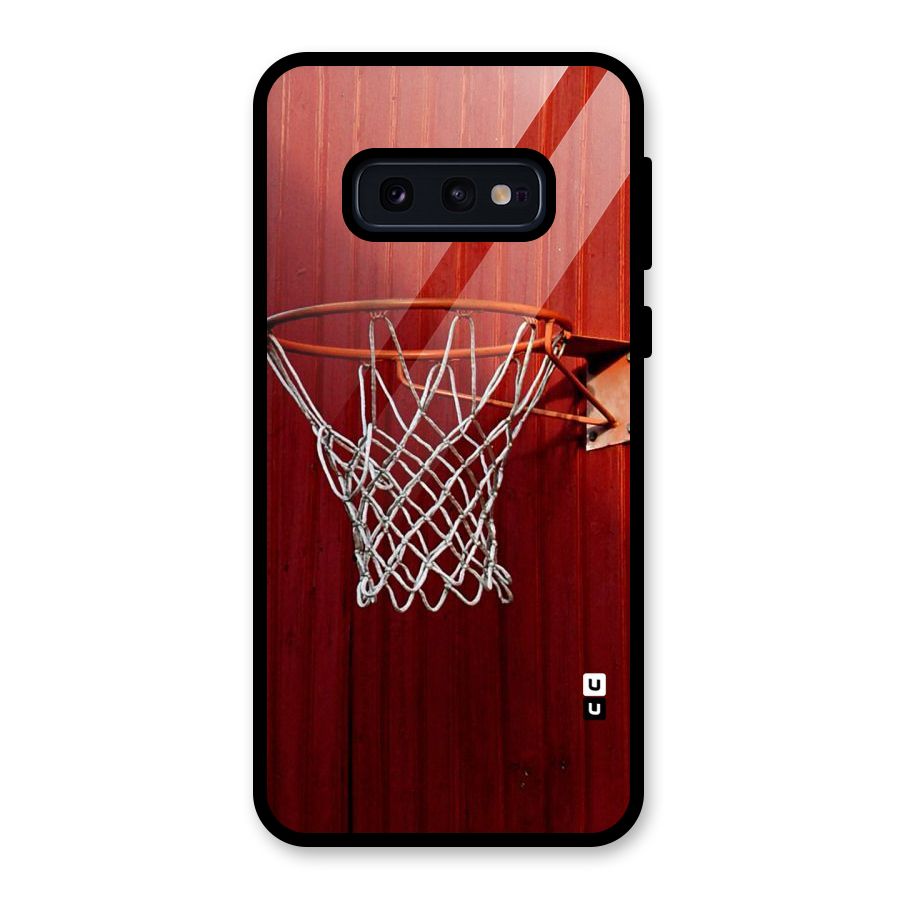 Basket Red Glass Back Case for Galaxy S10e
