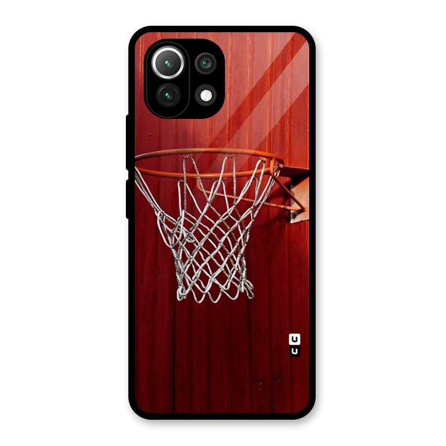 Basket Red Glass Back Case for Mi 11 Lite NE 5G