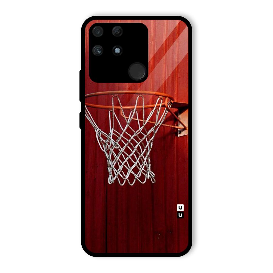 Basket Red Glass Back Case for Realme Narzo 50A