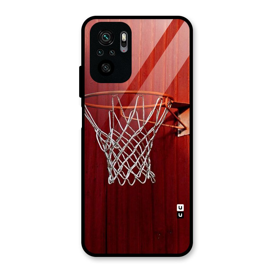 Basket Red Glass Back Case for Redmi Note 10S