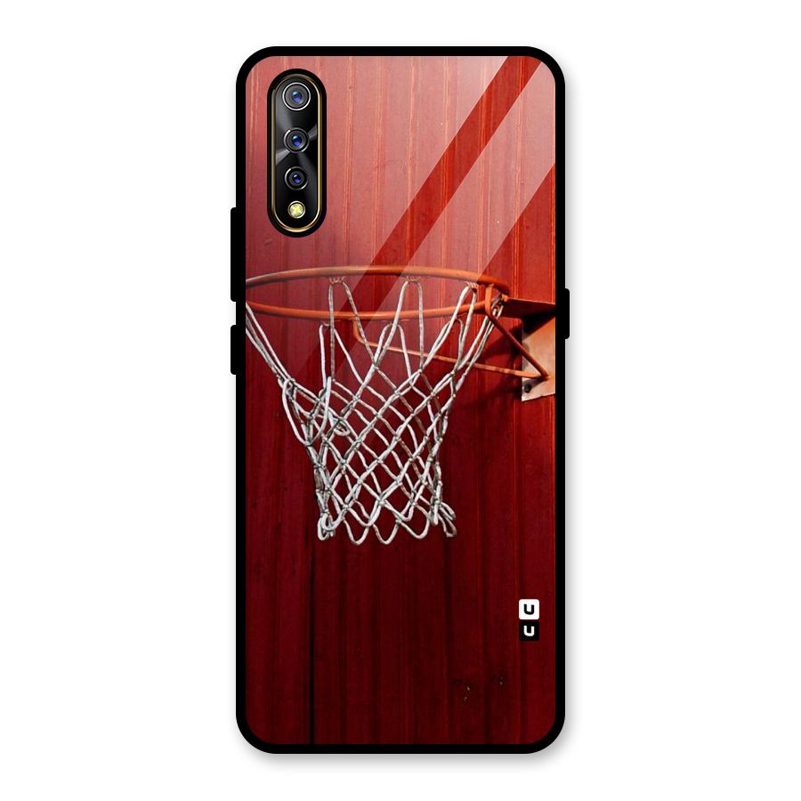Basket Red Glass Back Case for Vivo S1