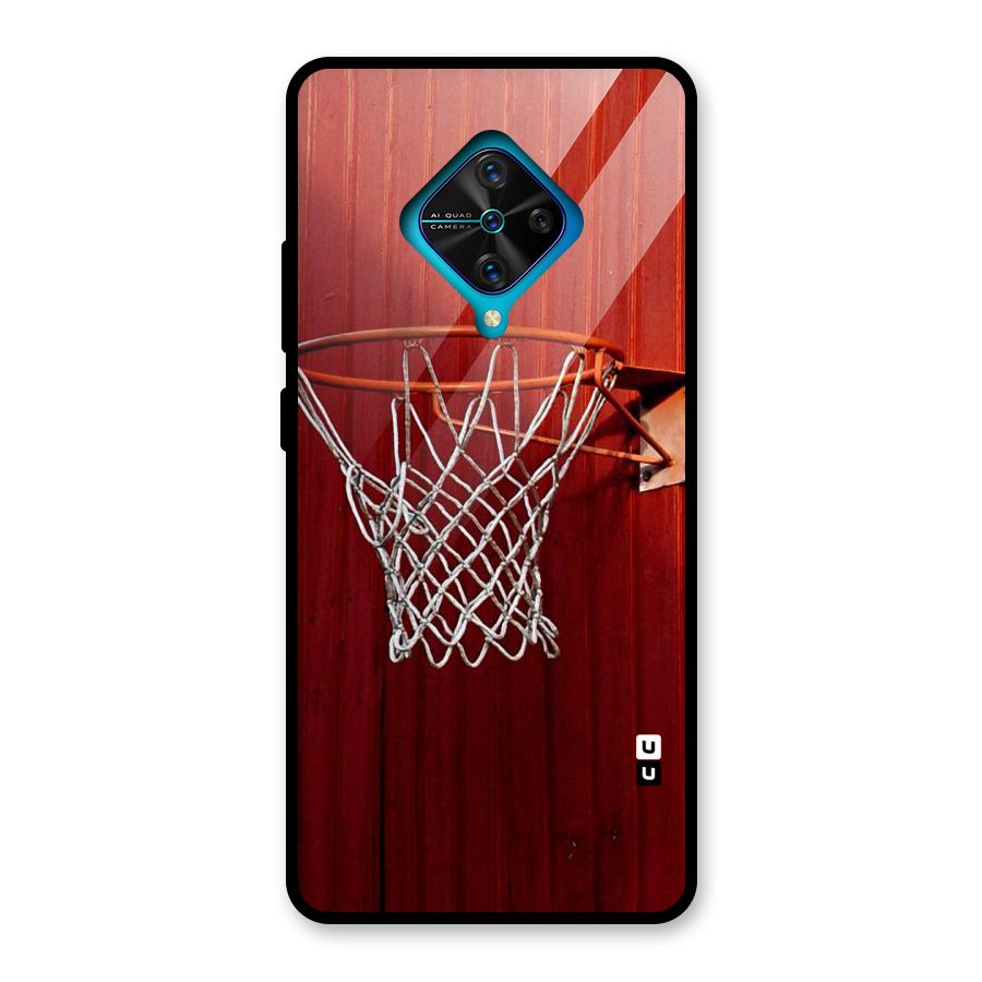 Basket Red Glass Back Case for Vivo S1 Pro