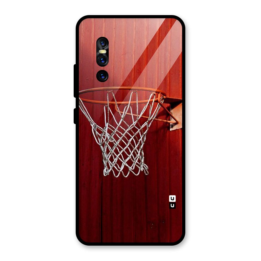 Basket Red Glass Back Case for Vivo V15 Pro