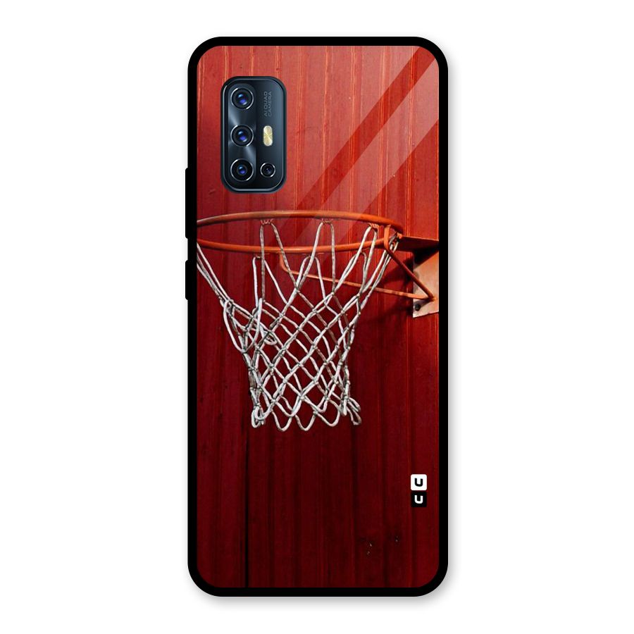 Basket Red Glass Back Case for Vivo V17