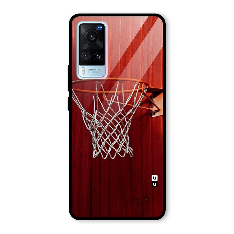 Basket Red Glass Back Case for Vivo X60