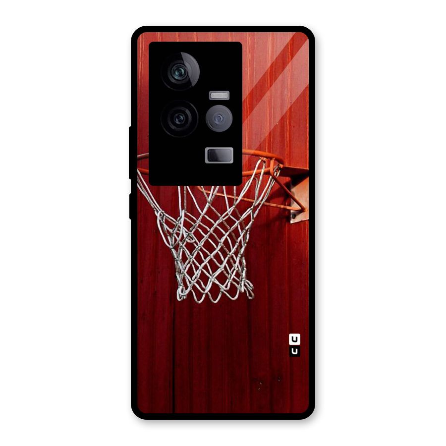 Basket Red Glass Back Case for Vivo iQOO 11 5G