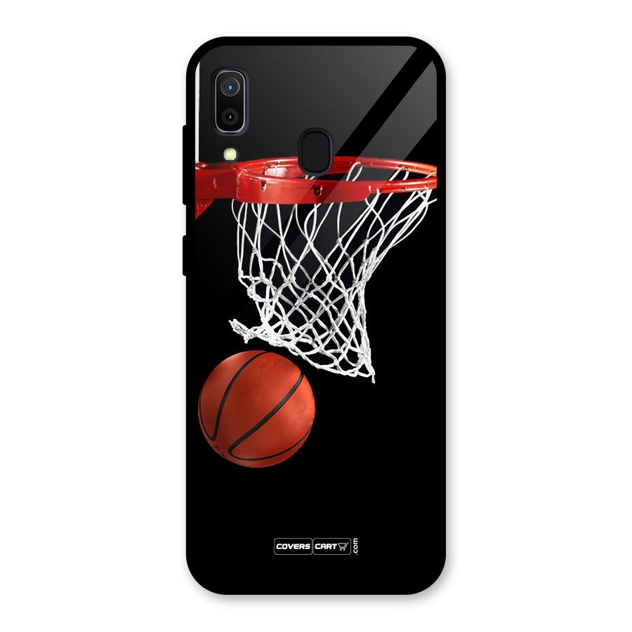 Basketball Glass Back Case for Galaxy A30