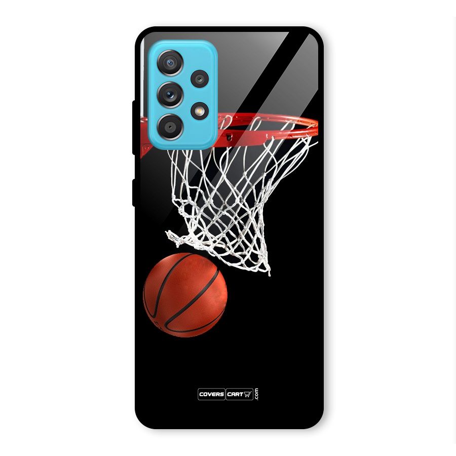 Basketball Glass Back Case for Galaxy A52