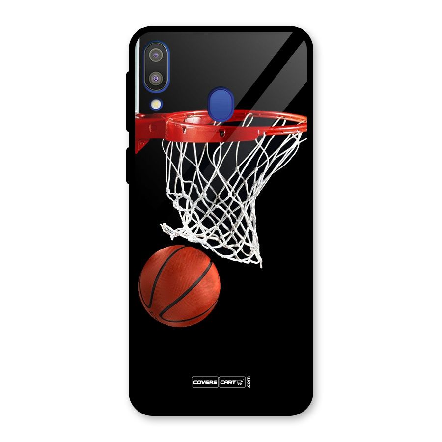 Basketball Glass Back Case for Galaxy M20