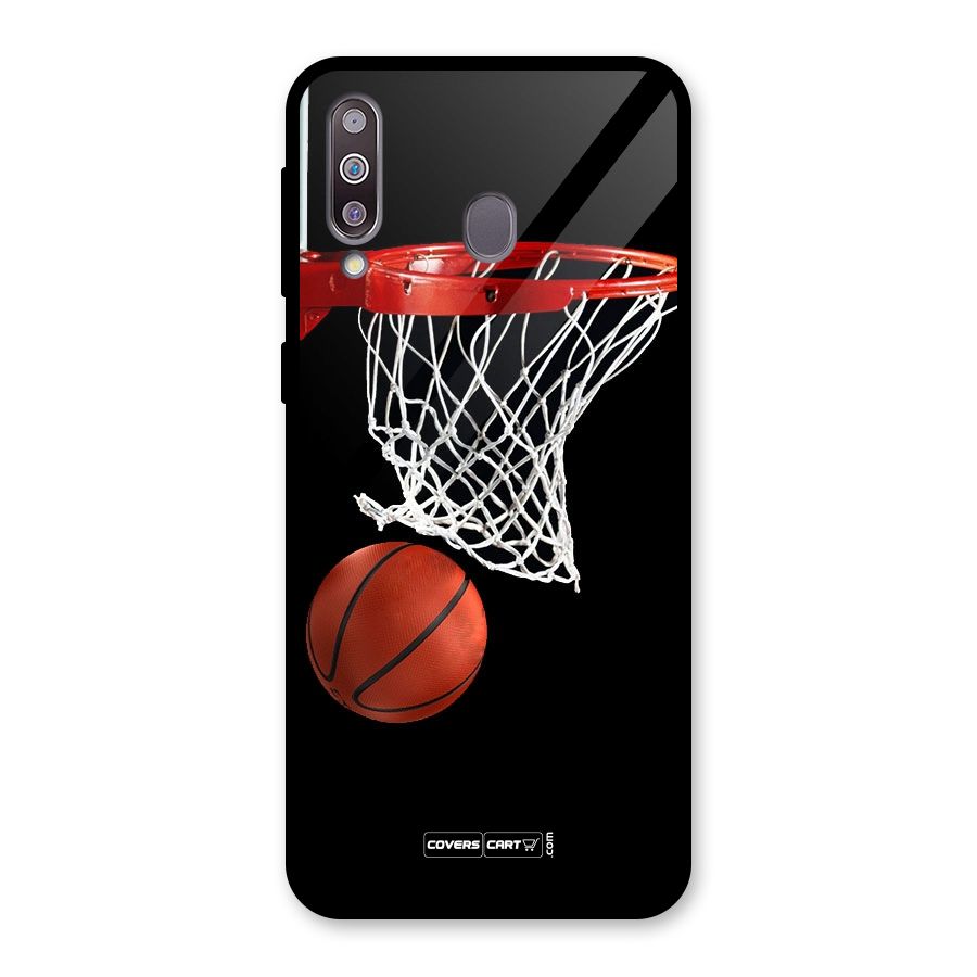 Basketball Glass Back Case for Galaxy M30
