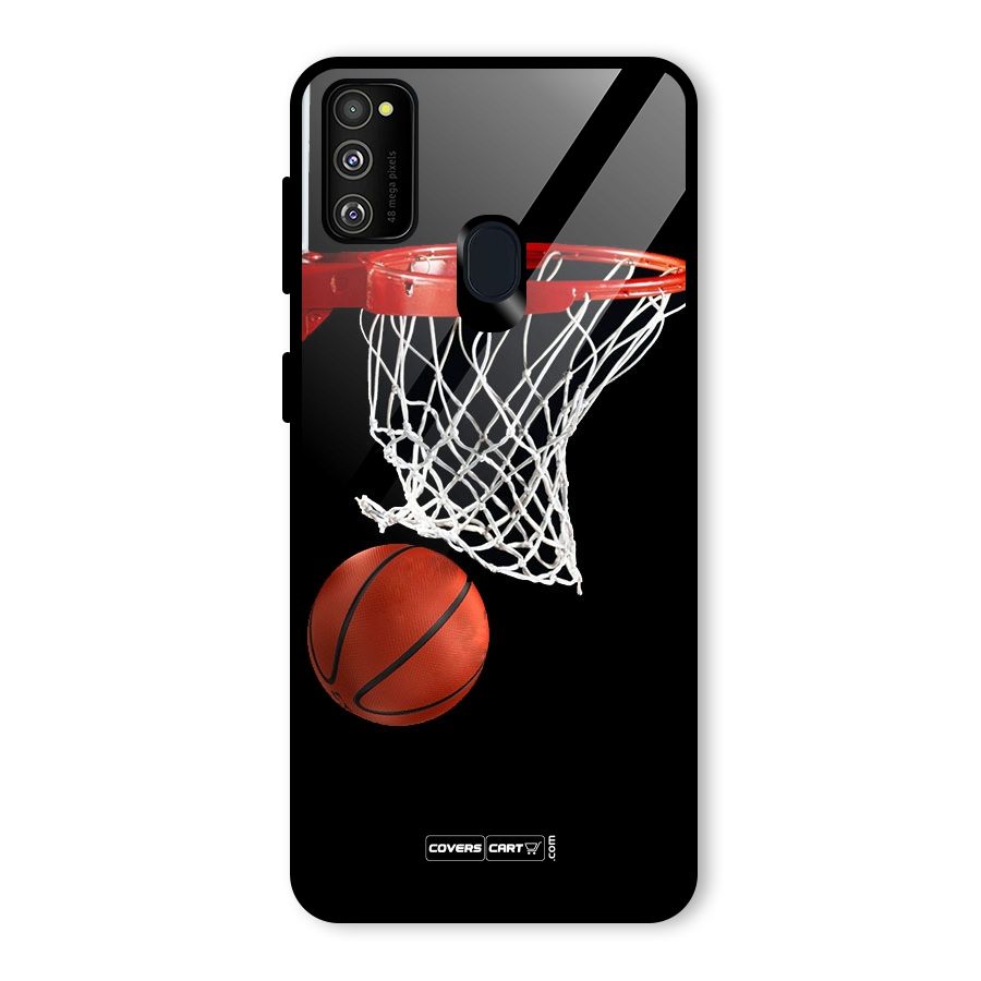 Basketball Glass Back Case for Galaxy M30s