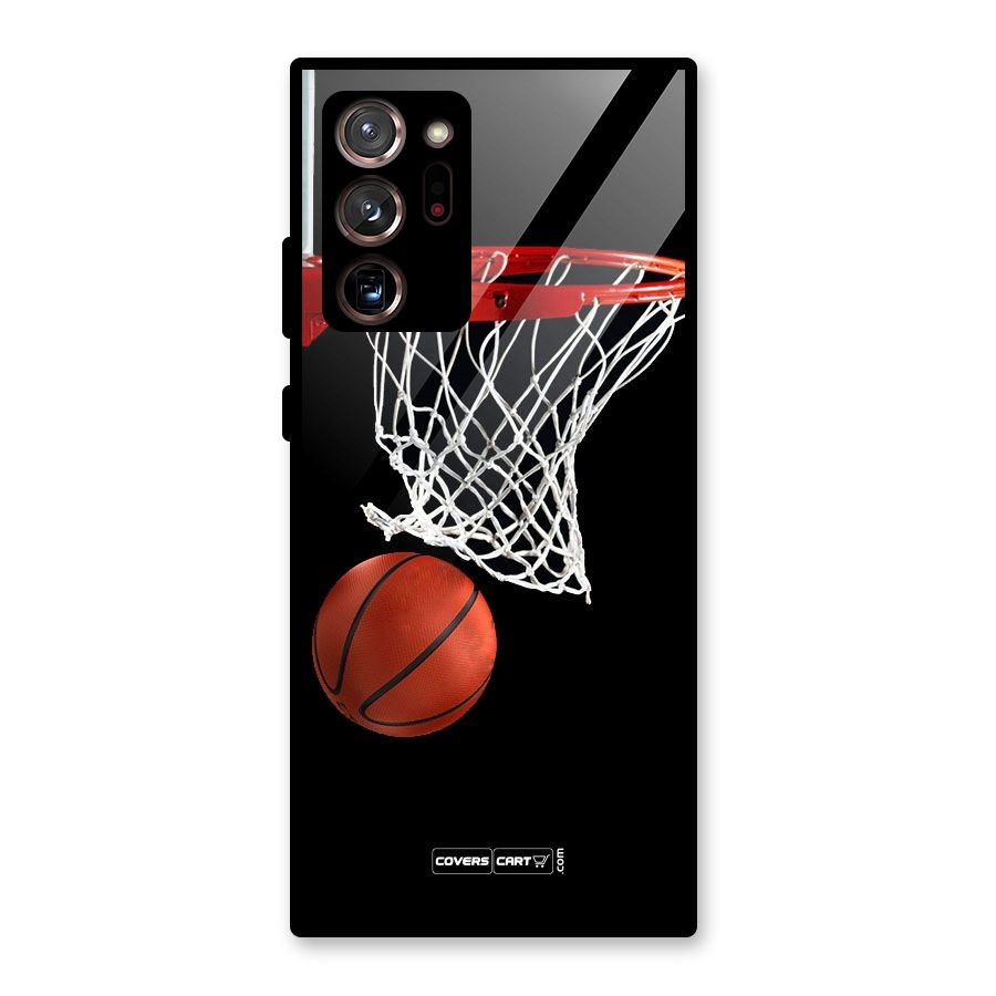 Basketball Glass Back Case for Galaxy Note 20 Ultra