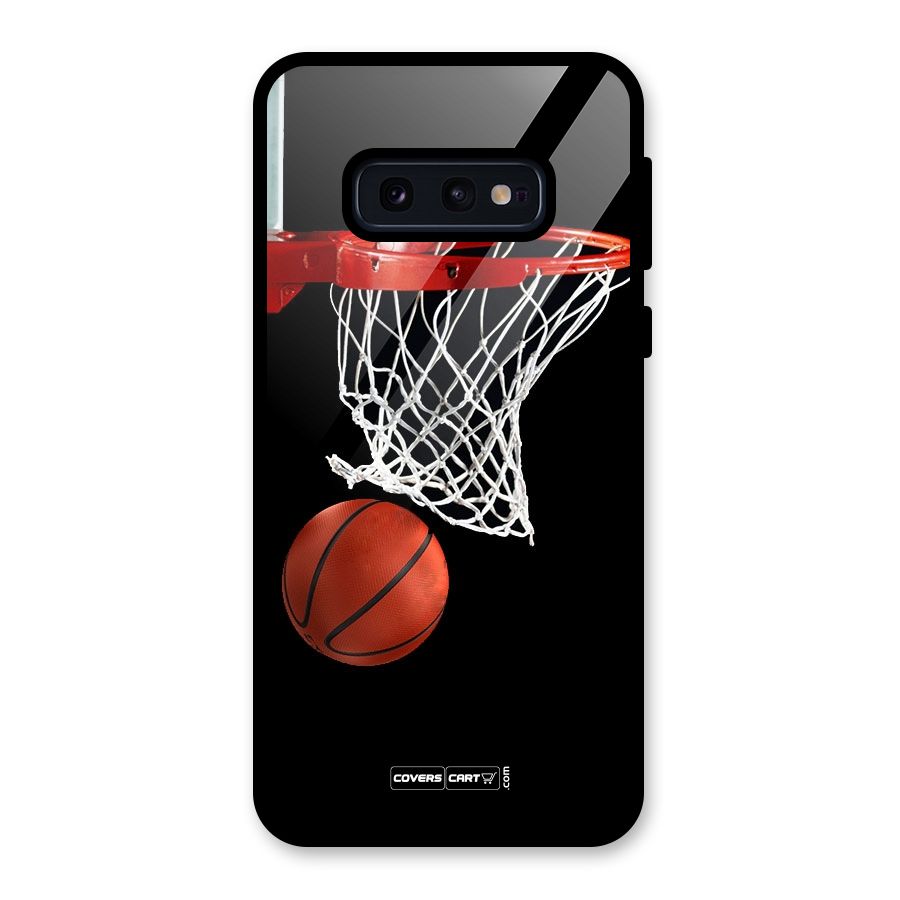 Basketball Glass Back Case for Galaxy S10e
