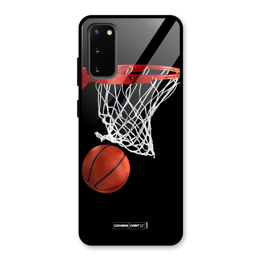 Basketball Glass Back Case for Galaxy S20