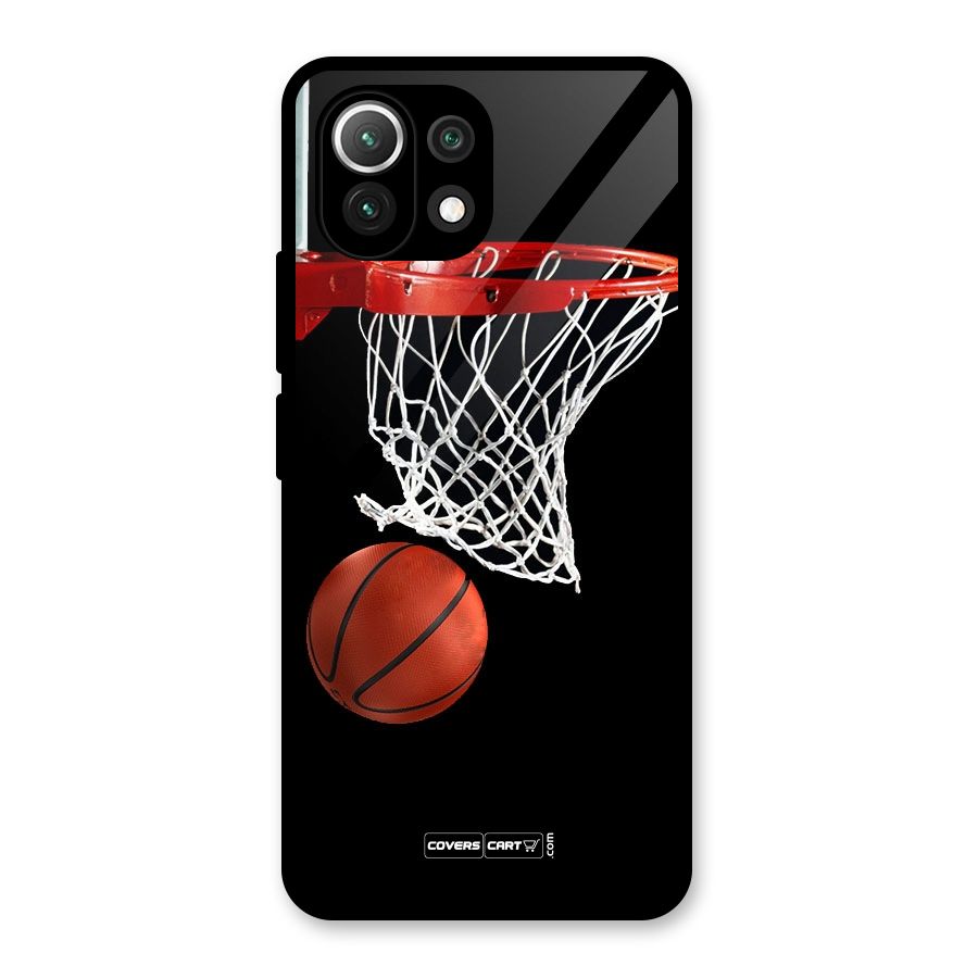 Basketball Glass Back Case for Mi 11 Lite NE 5G