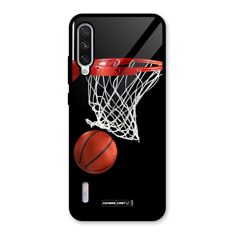 Basketball Glass Back Case for Mi A3
