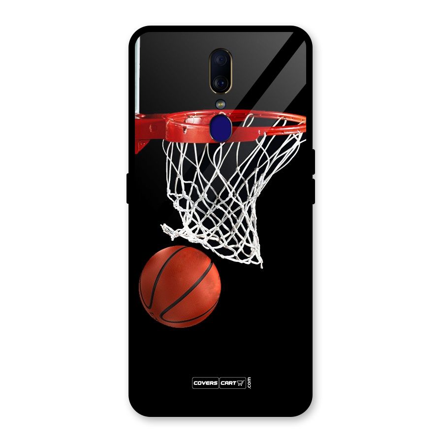 Basketball Glass Back Case for Oppo F11