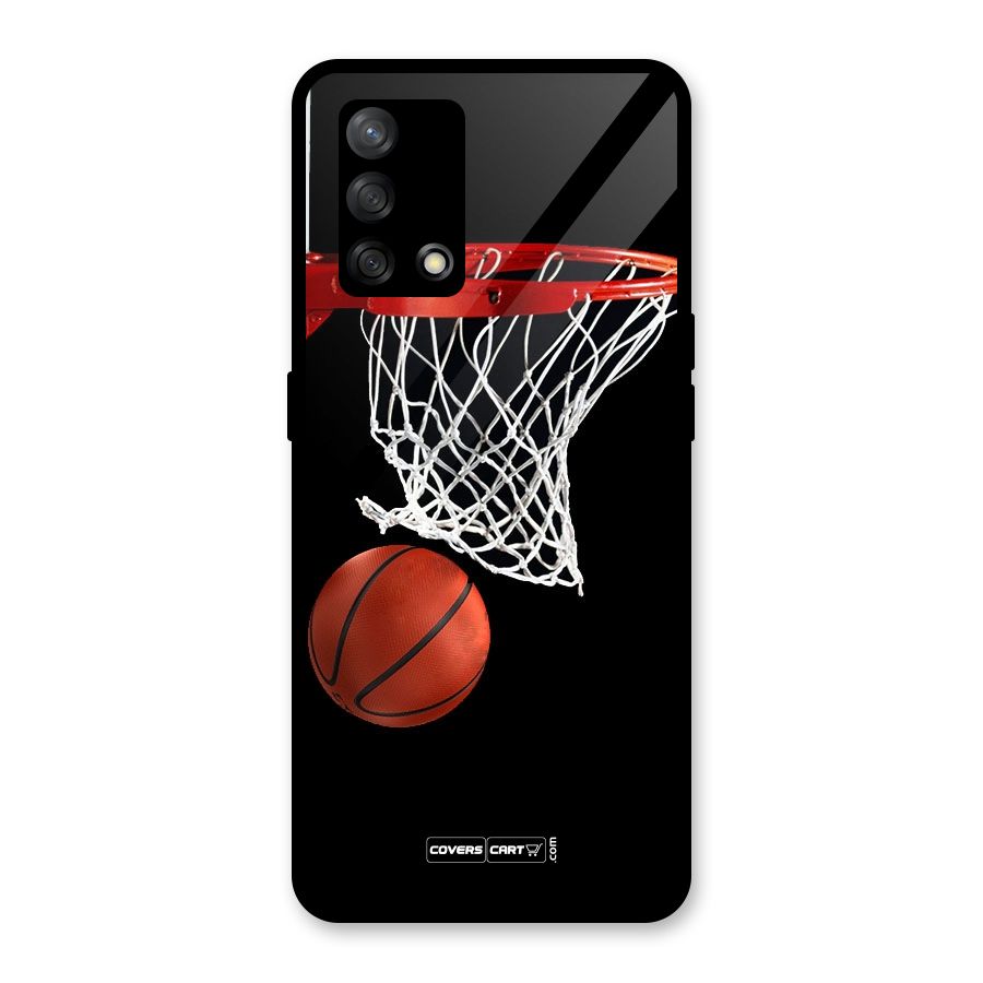 Basketball Glass Back Case for Oppo F19