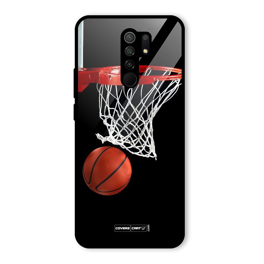 Basketball Glass Back Case for Poco M2