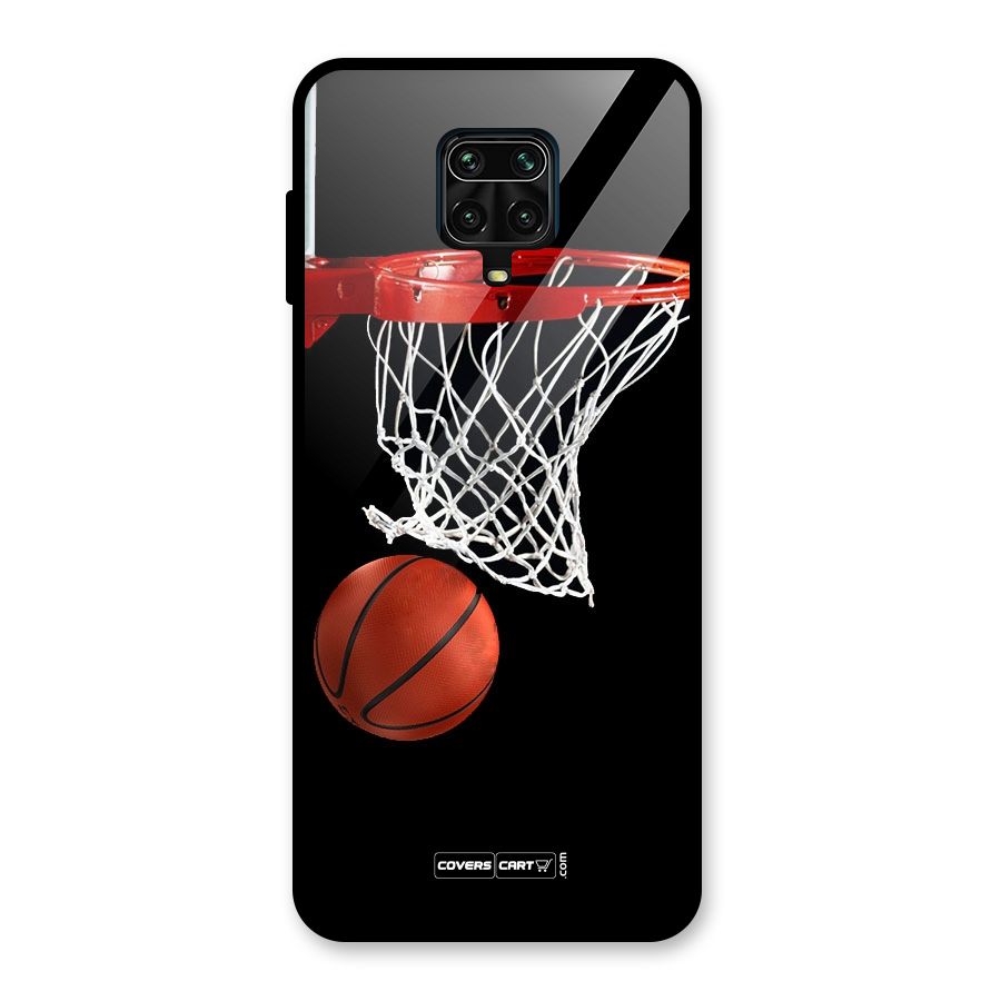 Basketball Glass Back Case for Poco M2 Pro