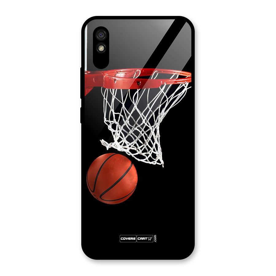 Basketball Glass Back Case for Redmi 9A