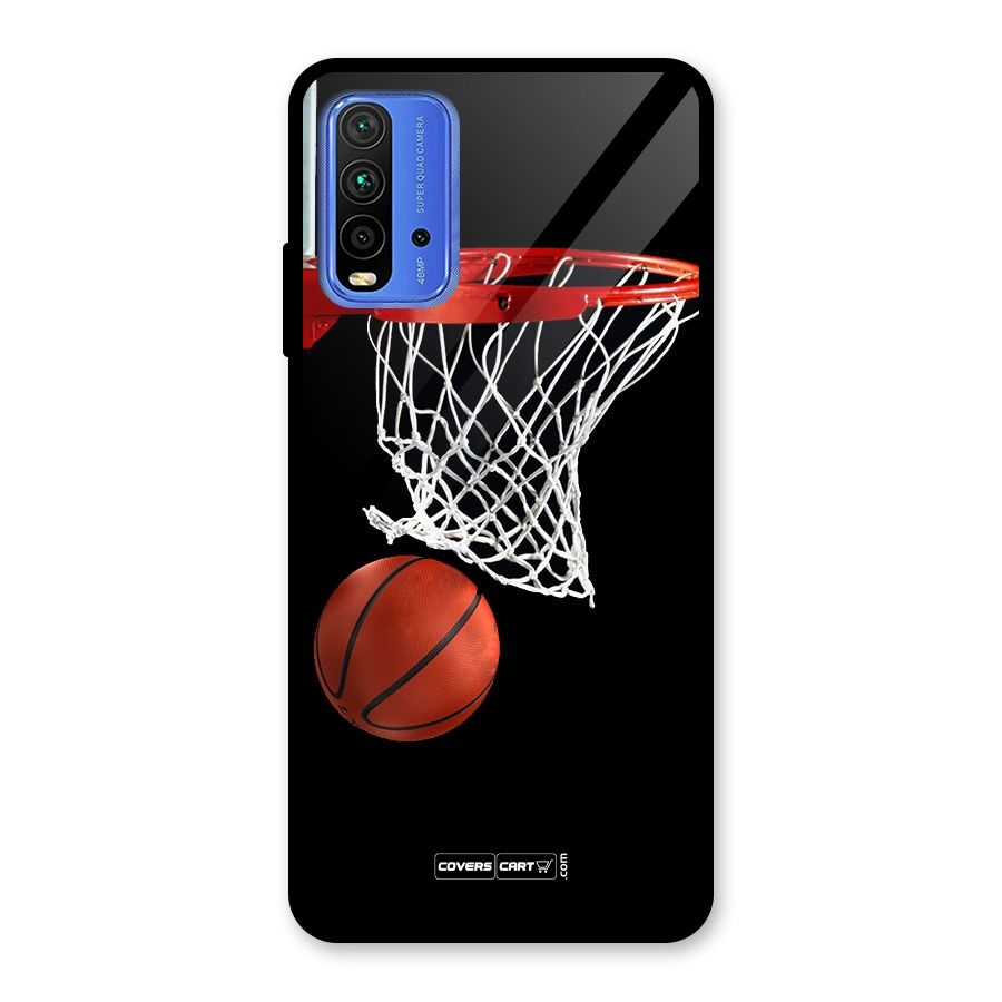 Basketball Glass Back Case for Redmi 9 Power