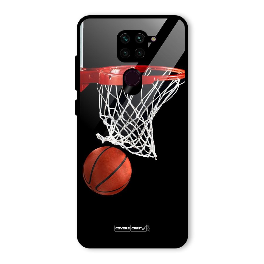 Basketball Glass Back Case for Redmi Note 9