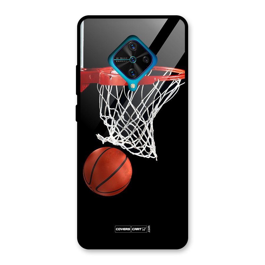 Basketball Glass Back Case for Vivo S1 Pro