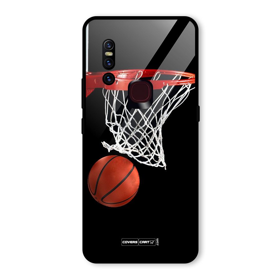 Basketball Glass Back Case for Vivo V15