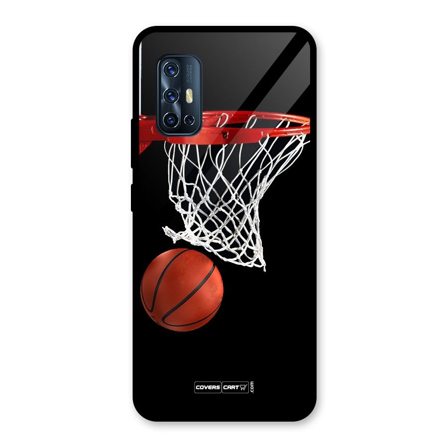 Basketball Glass Back Case for Vivo V17