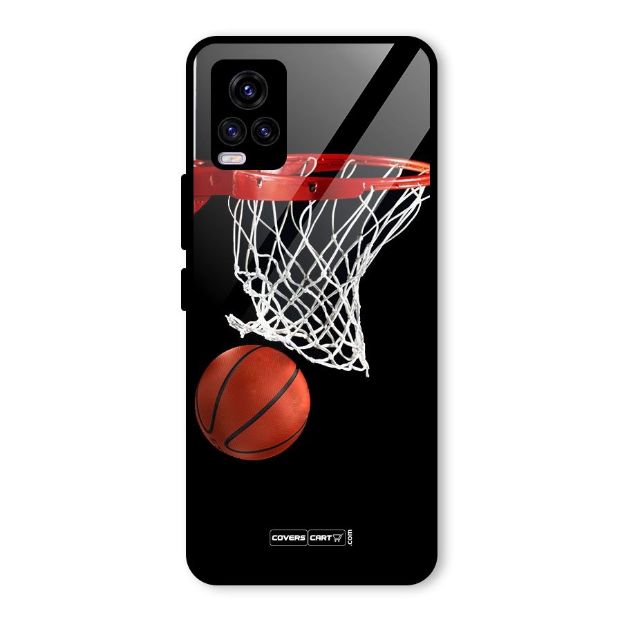 Basketball Glass Back Case for Vivo V20