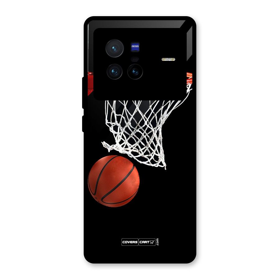 Basketball Glass Back Case for Vivo X80