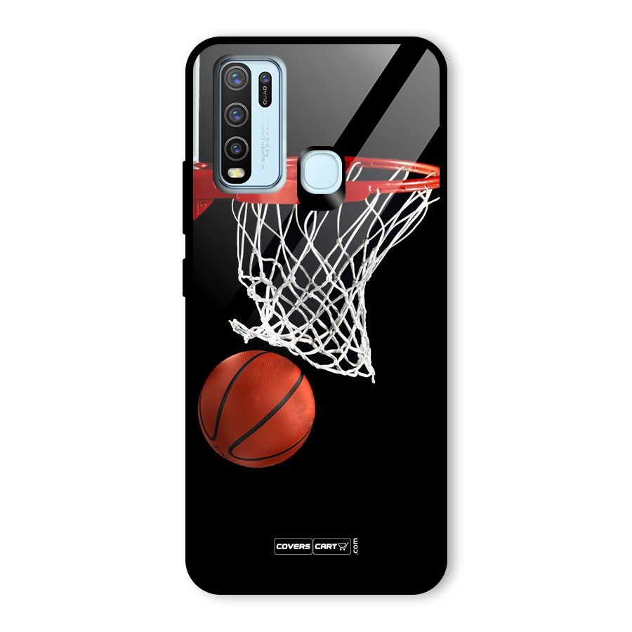 Basketball Glass Back Case for Vivo Y30