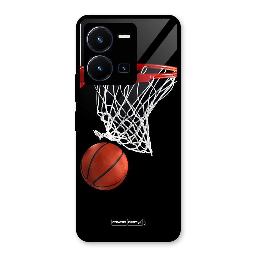 Basketball Glass Back Case for Vivo Y35