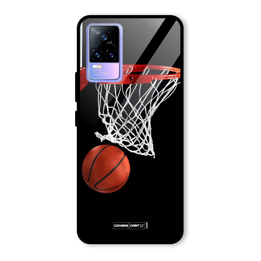 Basketball Glass Back Case for Vivo Y73