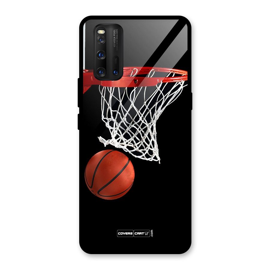 Basketball Glass Back Case for Vivo iQOO 3