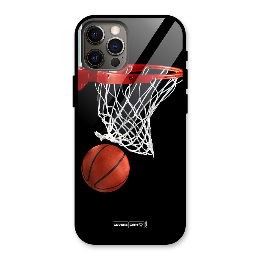 Basketball Glass Back Case for iPhone 12 Pro