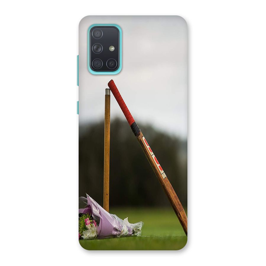 Bat Wicket Back Case for Galaxy A71