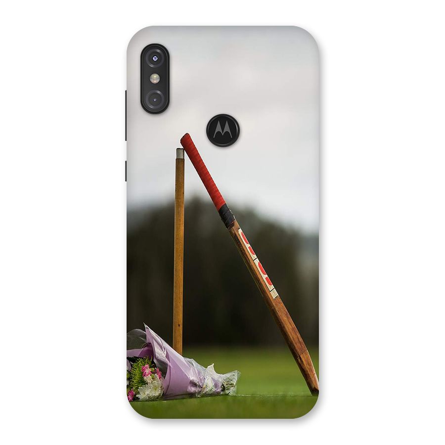 Bat Wicket Back Case for Motorola One Power