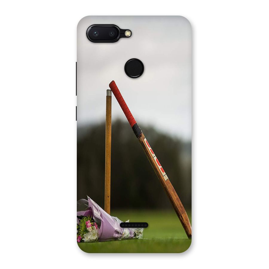Bat Wicket Back Case for Redmi 6